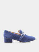 STUART WEITZMAN - Crystal Geo Buckle - Bleu