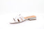 ALBANO -  Mules en cuir plate - Blanc