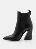 Bottines en cuir verni - Noir