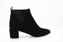ALBANO - Bottines à talon en suède - Noir