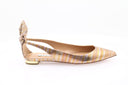 AQUAZZURA - Bow Tie Ballerina- Bronze