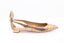 AQUAZZURA - Bow Tie Ballerina- Bronze
