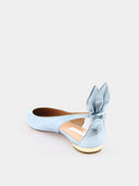 Bow Tie Ballerina - Bleu Pailleté