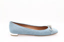 AQUAZZURA - Parisina Crystal Ballet - Denim