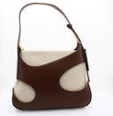 Sac à main - Marron & Blanc