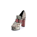 CASADEI - Chaussures Plateformes - Imprimé de serpent