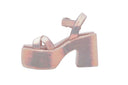 CASADEI - Mermaid Telato Talon 7cm - Rose / Rosegold