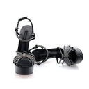 CASADEI® - Flora Cristal Sandales Plateformes - Noir