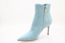 GIANVITO ROSSI - Levy 85 Bottie Suede - Bleu Clair