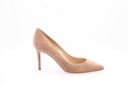 Escarpins Gianvito Rossi 85 en cuir suède couleur praline