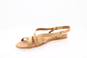 LEA RIVIERA - Sandales basses en cuir - Beige