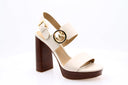MICHAEL KORS - Sandales à plateforme Summer - Beige
