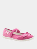 Ballerines enfant à bride fine - Fuchsia