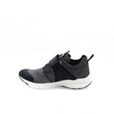 NATURINO - Baskets Filles tissu en glitter - Noir/Gris