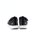 NATURINO - Baskets Filles tissu en glitter - Noir/Gris