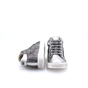 NATURINO - Baskets montantes Filles en cuir laminé pailleté - Mons