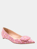 RUPERT SANDERSON - New Aga Ballerina - Pink/Orange 