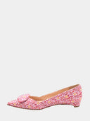 RUPERT SANDERSON - New Aga Ballerina - Pink/Orange 