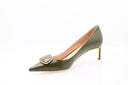 RUPERT SANDERSON - Osella 55 Pump - Vert Kaki
