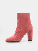 Bottines à talon - Saumon