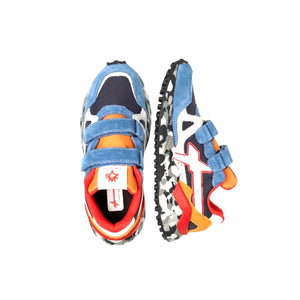 W6YZ - Baskets WOLF VL-J - Bleu marine et camo