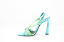 YVES SAINT LAURENT - Pool 105 Sandal Scoubi - Bleu/Vert